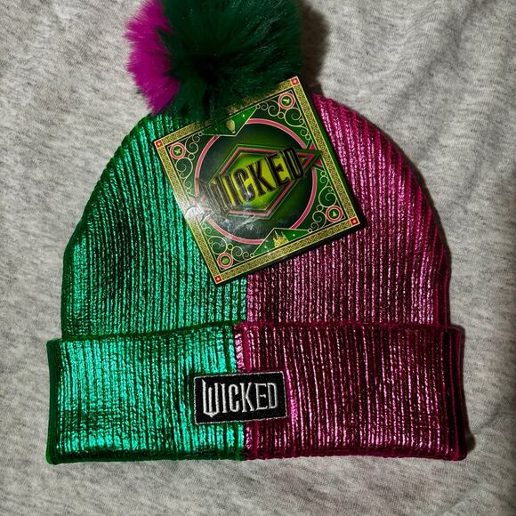 Wicked Unisex Two Tone Beanie One Size Fits New With Tags - Picture 1 of 5